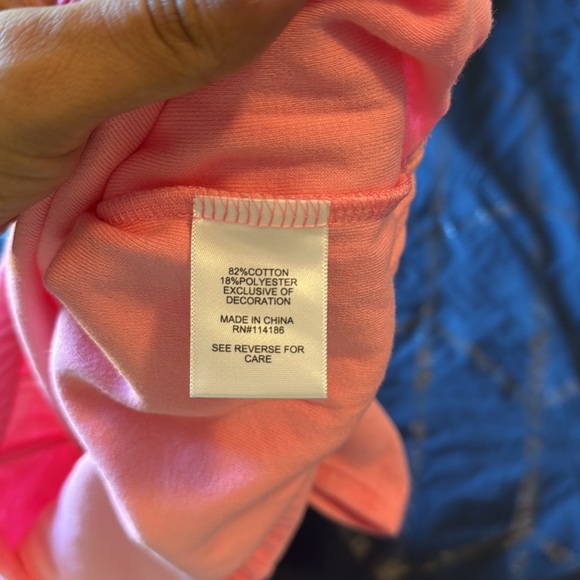 NEW Juicy Couture Pink Terry Cloth Short Dolman Sleeve Crop Top Size XL - Picture 4 of 13